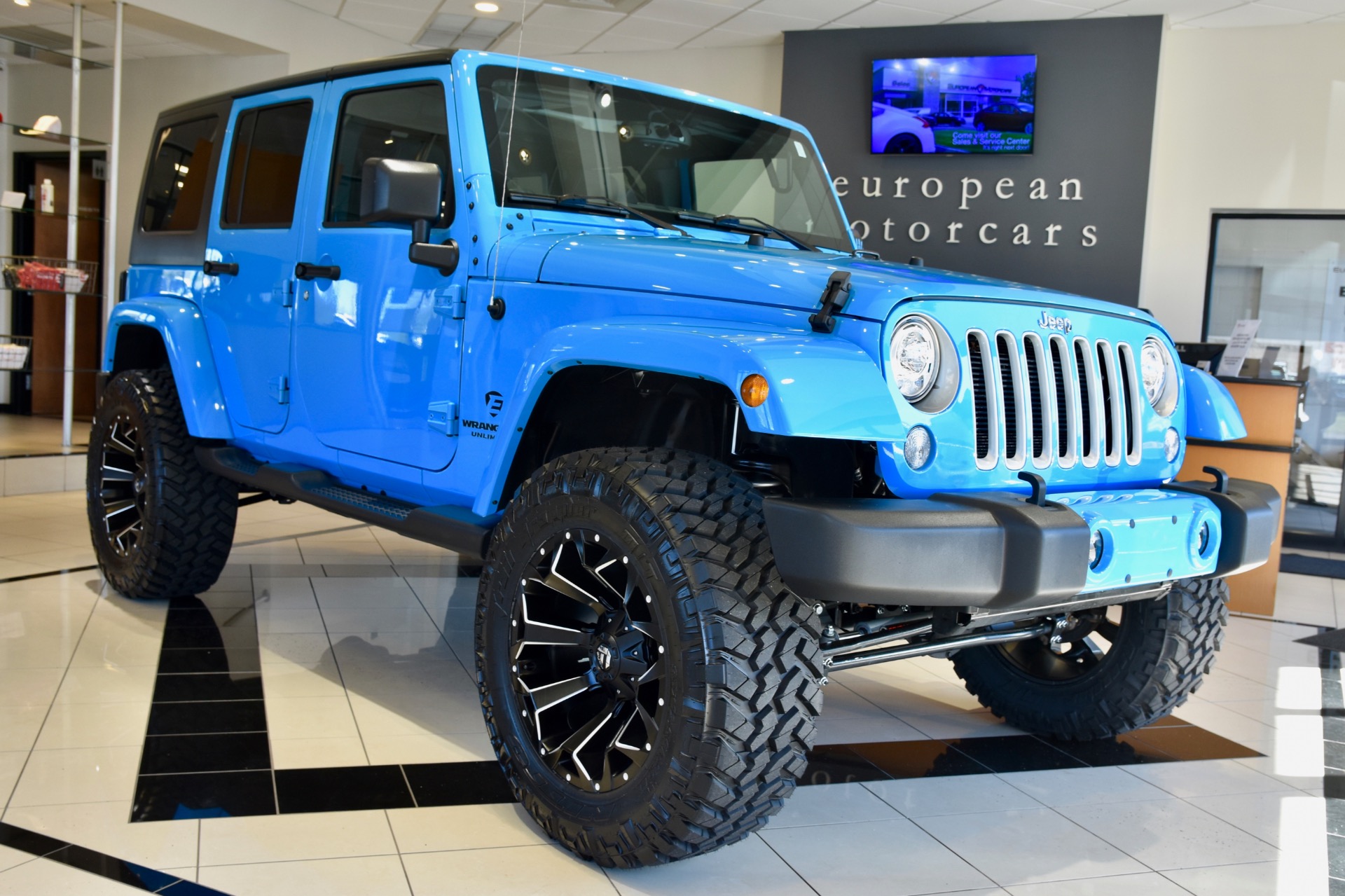 17 Jeep Wrangler Unlimited Emc Custom Lifted Sahara For Sale Near Middletown Ct Ct Jeep Dealer Stock