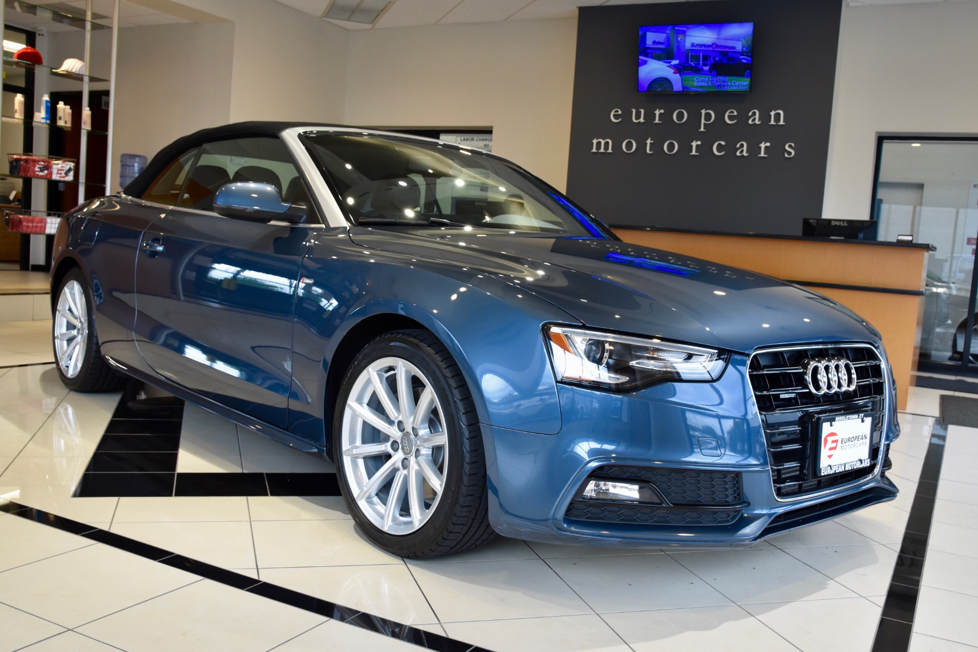 Used 2015 audi a5 convertible 2 0t quattro premium plus for sale sold