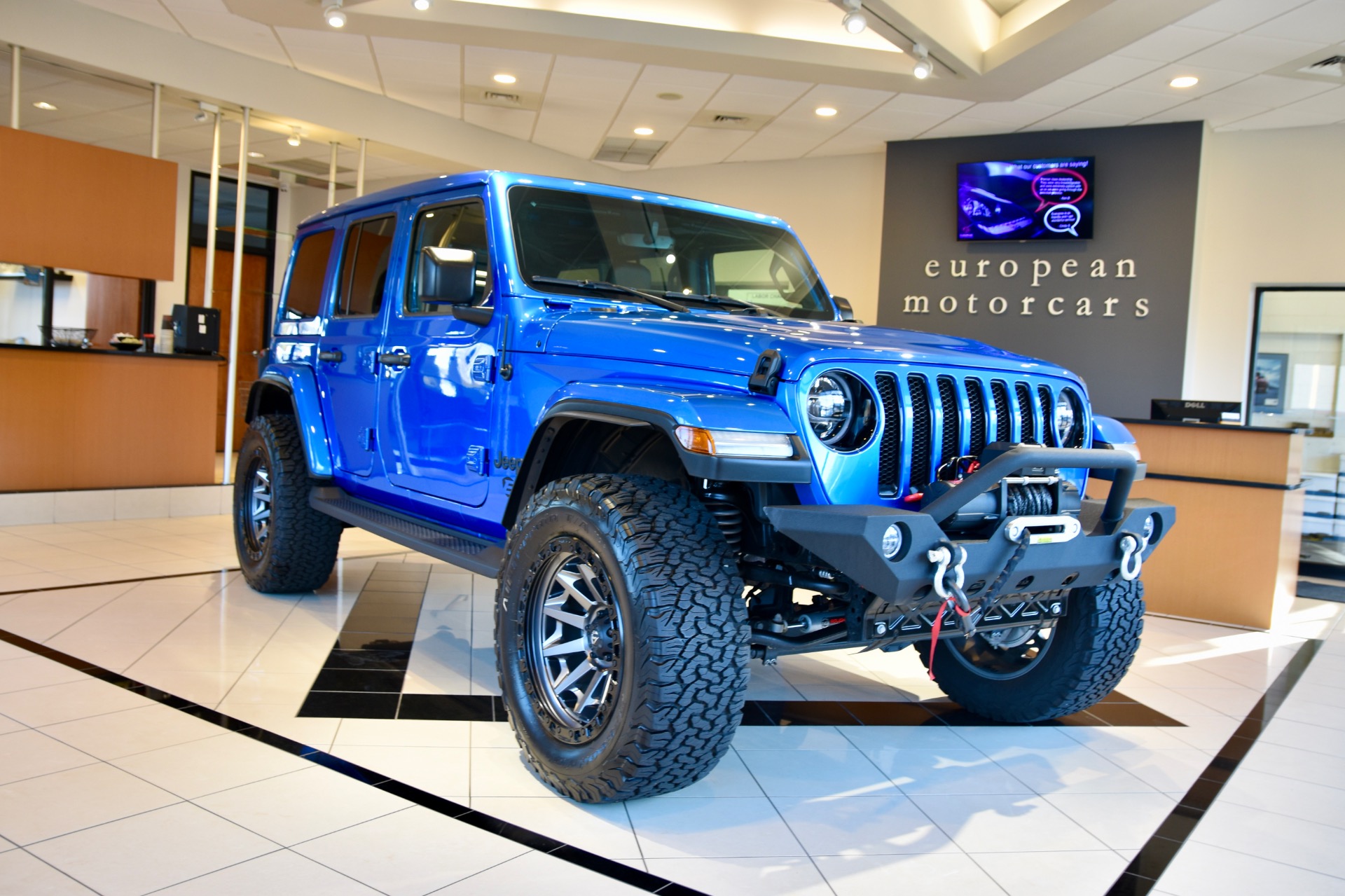 Used 2021 Jeep Wrangler Unlimited EMC CUSTOM LIFTED High Altitude For Sale ($57,990) | European Motorcars Stock #659263 Used 2021 Jeep Wrangler Unlimited EMC CUSTOM LIFTED High Altitude For Sale ($57,990) | European Motorcars Stock #659263